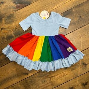 Sunday Twirl NWT size 2T Rainbow Twirl Dress
